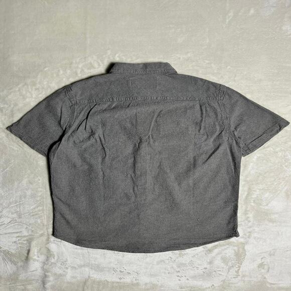 Duluth Trading 40 Grit Workwear Shirt Men's L Short Sleeve Button Up Textured - Picture 4 of 8